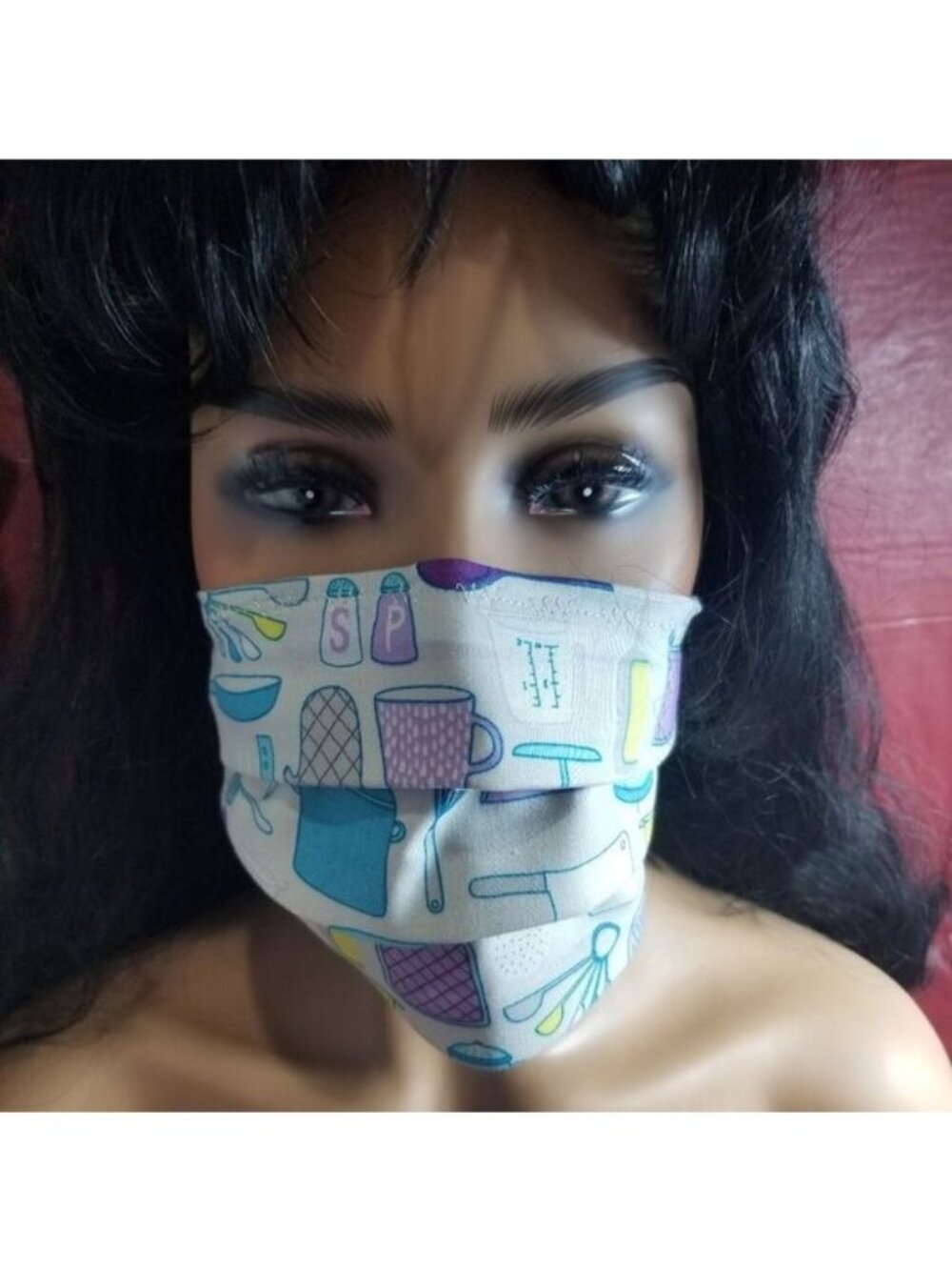 Adult Face Masks - Kitchen/Cooking - Filter Pocket - Roomy - Breathable